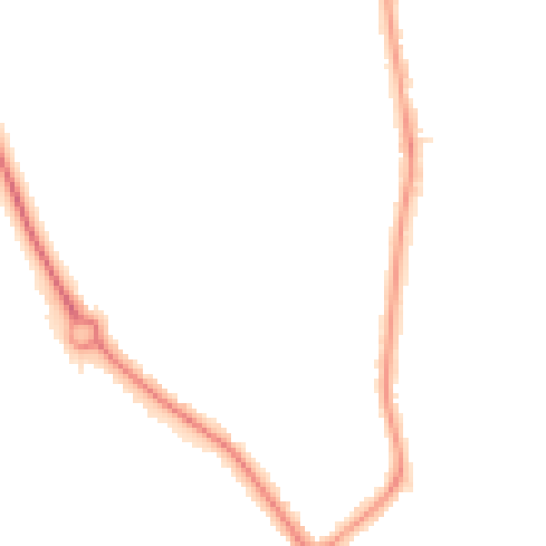 Night-time road noise heatmap for NW9 8HL