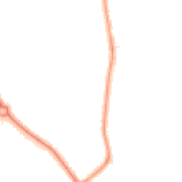 Night-time road noise heatmap for NW9 8HS