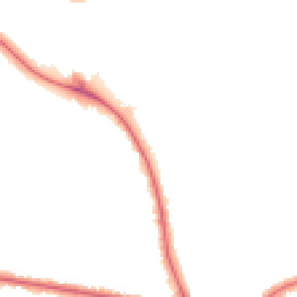 Night-time road noise heatmap for NW9 9BP