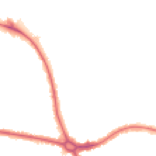 Night-time road noise heatmap for NW9 9EQ
