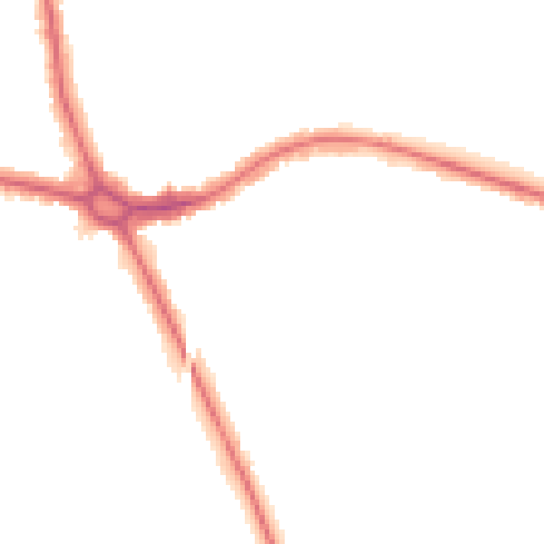 Night-time road noise heatmap for NW9 9PP