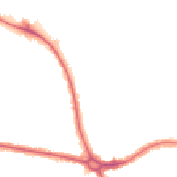 Night-time road noise heatmap for NW9 9QJ