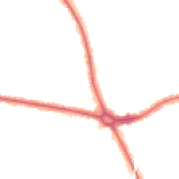 Night-time road noise heatmap for NW9 9QN