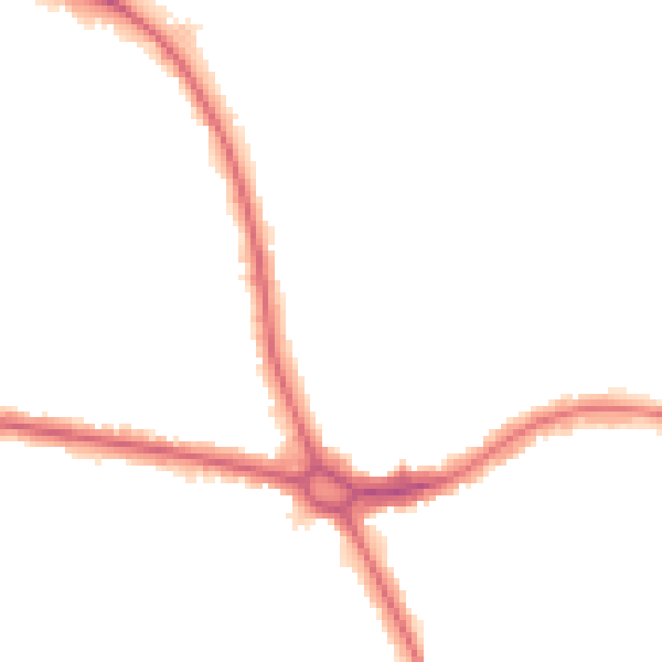 Night-time road noise heatmap for NW9 9QP