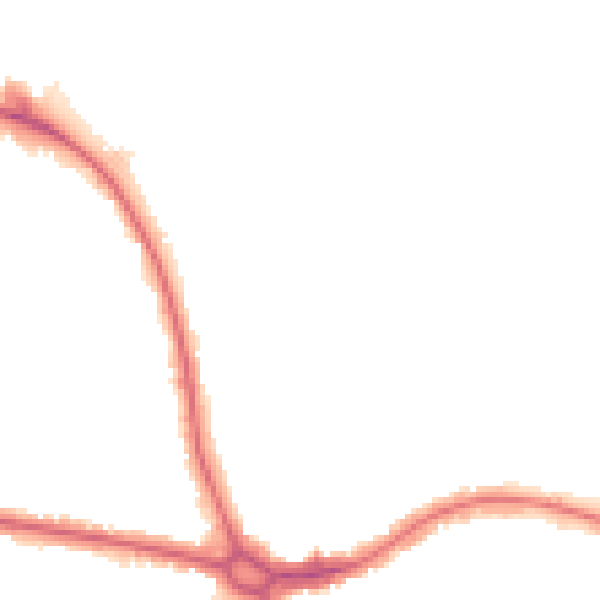 Night-time road noise heatmap for NW9 9QT