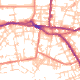 Daytime road noise heatmap for OL10 1AL
