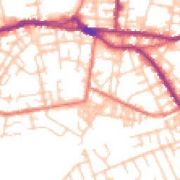 Daytime road noise heatmap for OL10 1AN