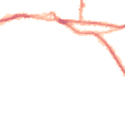 Night-time road noise heatmap for OL10 1AN