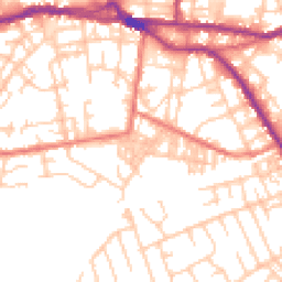 Daytime road noise heatmap for OL10 1AP