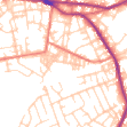 Daytime road noise heatmap for OL10 1AX