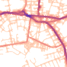 Daytime road noise heatmap for OL10 1BG