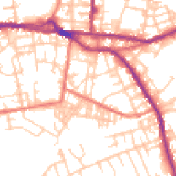 Daytime road noise heatmap for OL10 1BH