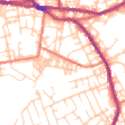 Daytime road noise heatmap for OL10 1BP