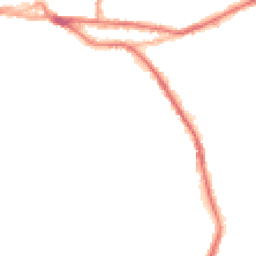 Night-time road noise heatmap for OL10 1BW