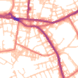 Daytime road noise heatmap for OL10 1DH