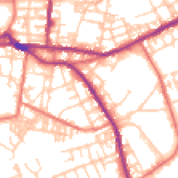 Daytime road noise heatmap for OL10 1DL