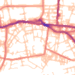Daytime road noise heatmap for OL10 1EG