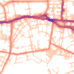 Daytime road noise heatmap for OL10 1HD