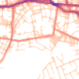 Daytime road noise heatmap for OL10 1HH