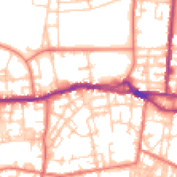 Daytime road noise heatmap for OL10 1JB