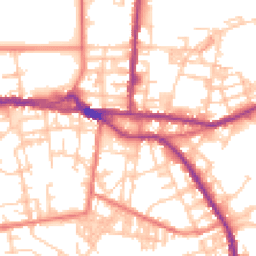Daytime road noise heatmap for OL10 1LT
