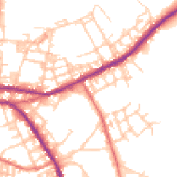 Daytime road noise heatmap for OL10 1NQ