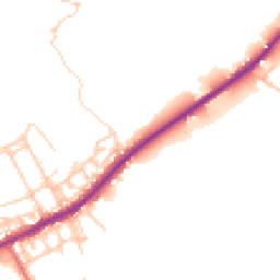 Daytime road noise heatmap for OL10 1RJ
