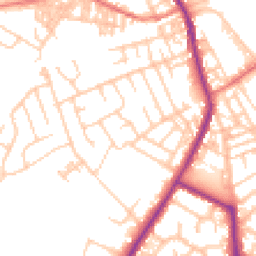 Daytime road noise heatmap for OL10 2BH