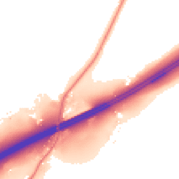 Night-time road noise heatmap for OL10 2GE