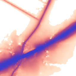 Daytime road noise heatmap for OL10 2GQ