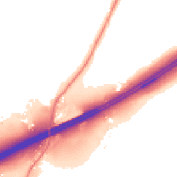 Night-time road noise heatmap for OL10 2GQ