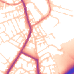 Daytime road noise heatmap for OL10 2HR