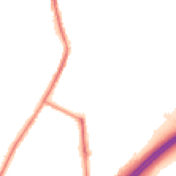 Night-time road noise heatmap for OL10 2JN