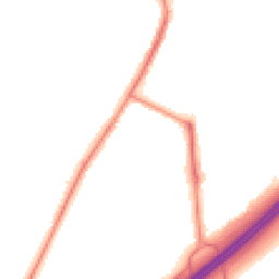 Night-time road noise heatmap for OL10 2LE