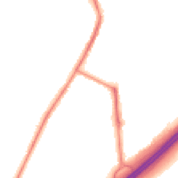 Night-time road noise heatmap for OL10 2ND