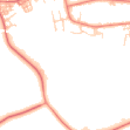 Daytime road noise heatmap for OL10 2TS
