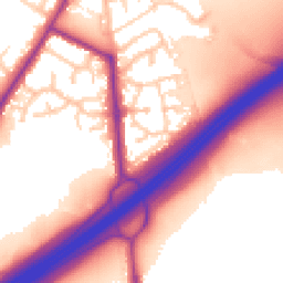 Daytime road noise heatmap for OL10 2WF