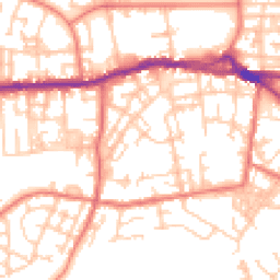 Daytime road noise heatmap for OL10 3BB