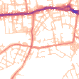 Daytime road noise heatmap for OL10 3BN