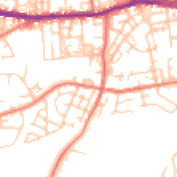 Daytime road noise heatmap for OL10 3DH