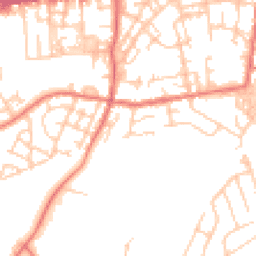Daytime road noise heatmap for OL10 3EE