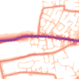 Daytime road noise heatmap for OL10 3JU