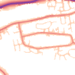 Daytime road noise heatmap for OL10 3LY