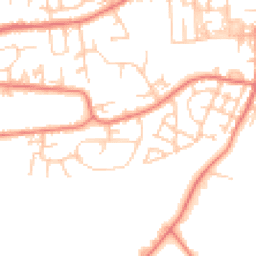 Daytime road noise heatmap for OL10 3RT