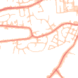 Daytime road noise heatmap for OL10 3SE