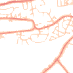 Daytime road noise heatmap for OL10 3SQ