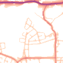 Daytime road noise heatmap for OL10 4AY