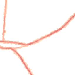 Night-time road noise heatmap for OL10 4EA