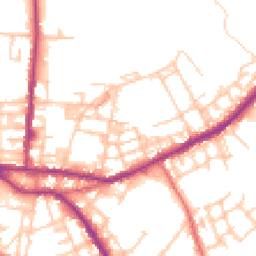Daytime road noise heatmap for OL10 4EE