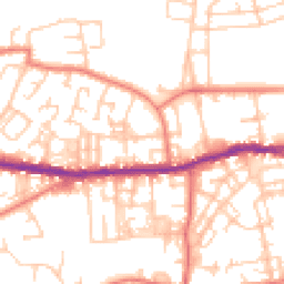 Daytime road noise heatmap for OL10 4QJ